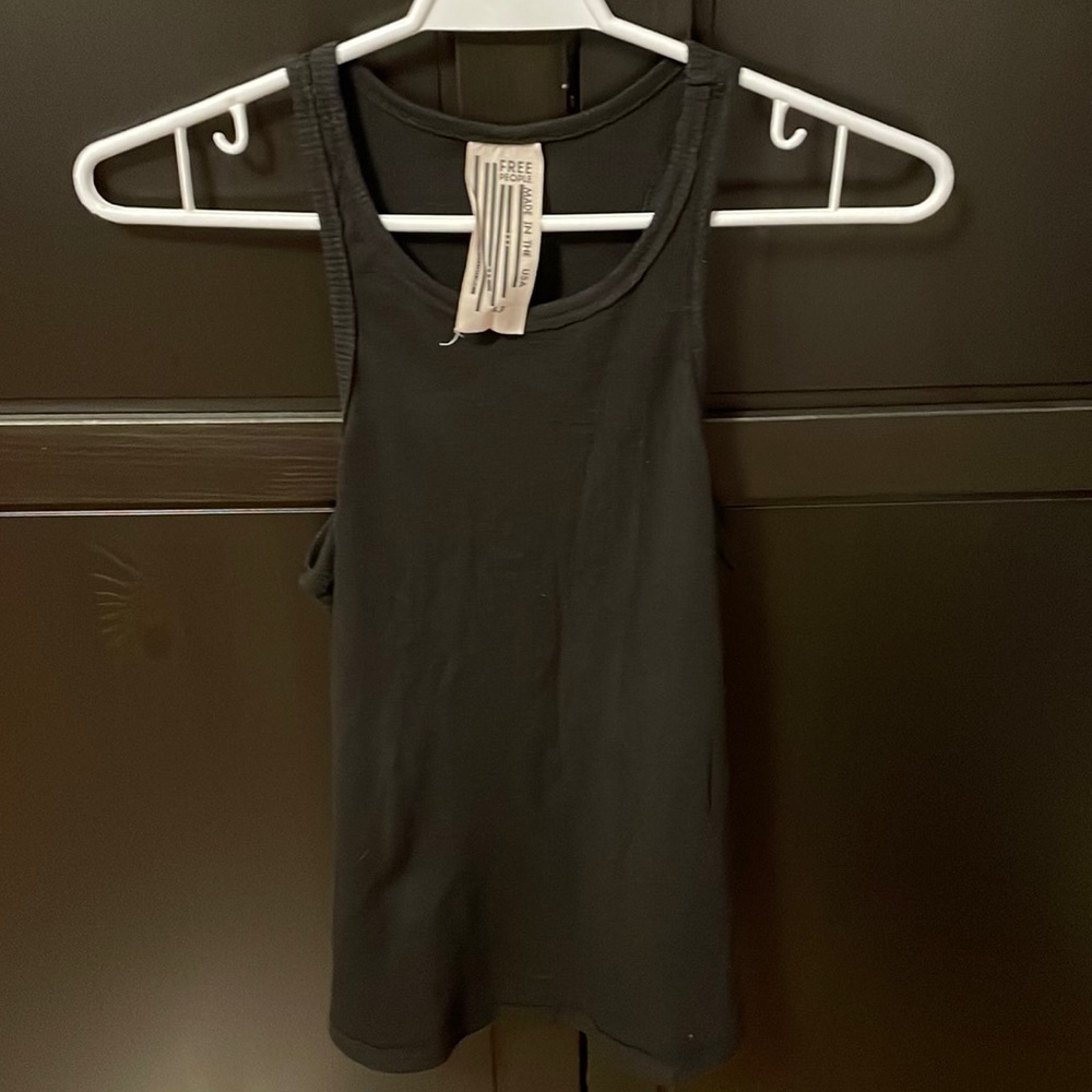 Free People black swing tank top size small.